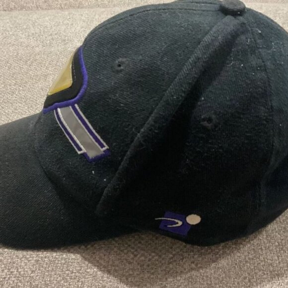 Tampa Bay Devil Rays Official MLB Vintage 90s Black Hat One-Size Baseball Cap - Picture 3 of 5